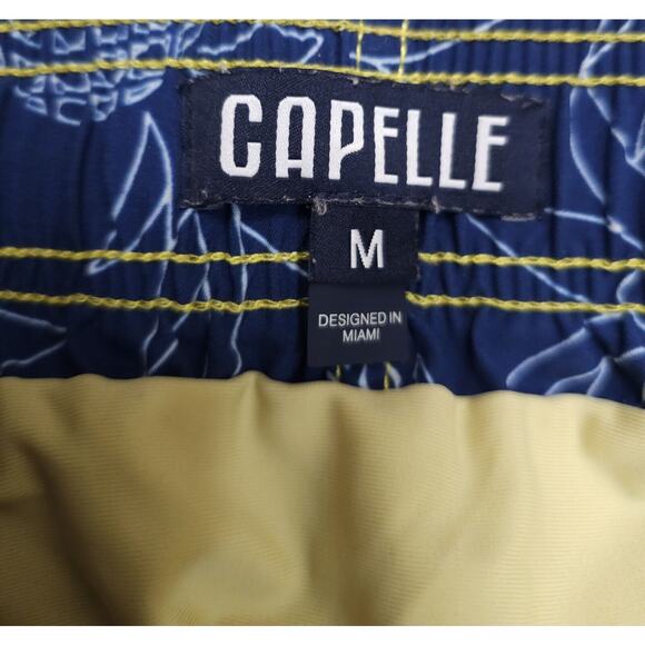 Capelle Miami Swim Trunks Mens Pineapple Compression Lined Blue NOWT - Picture 5 of 6